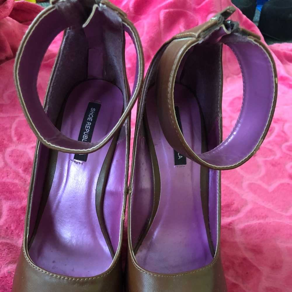 Platform wedge shoes